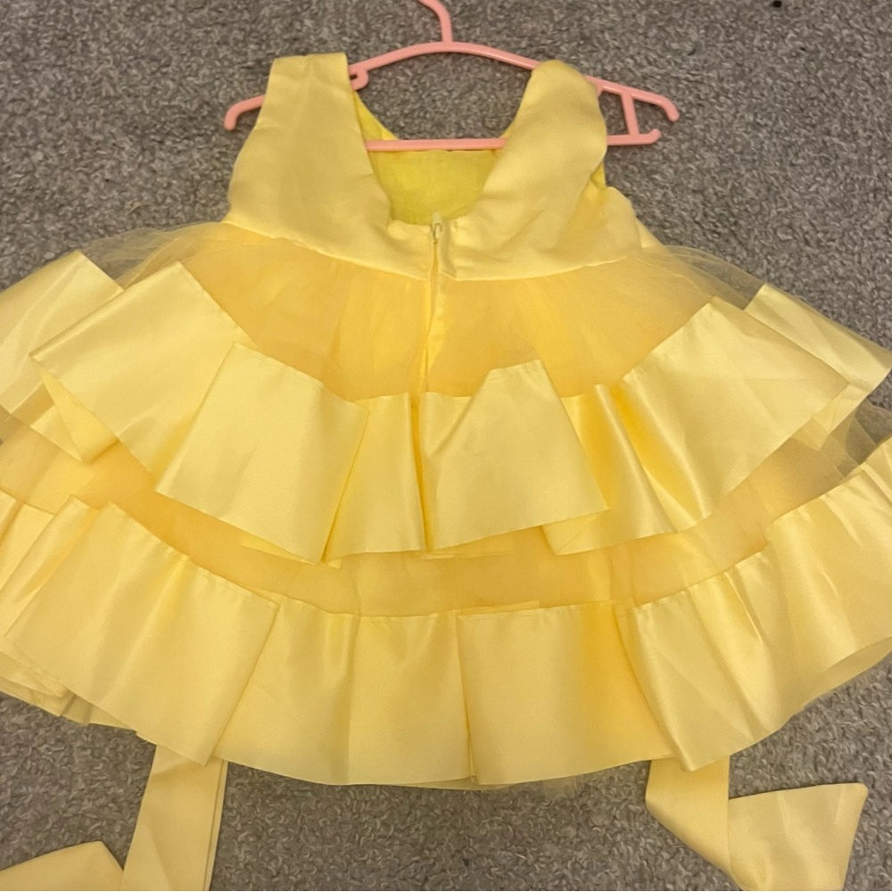 SHEIN *NEW* Yellow Layered Baby Dress